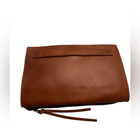 NWT 100% Leather Two Way Madewell Clutch - Picture 1 of 14